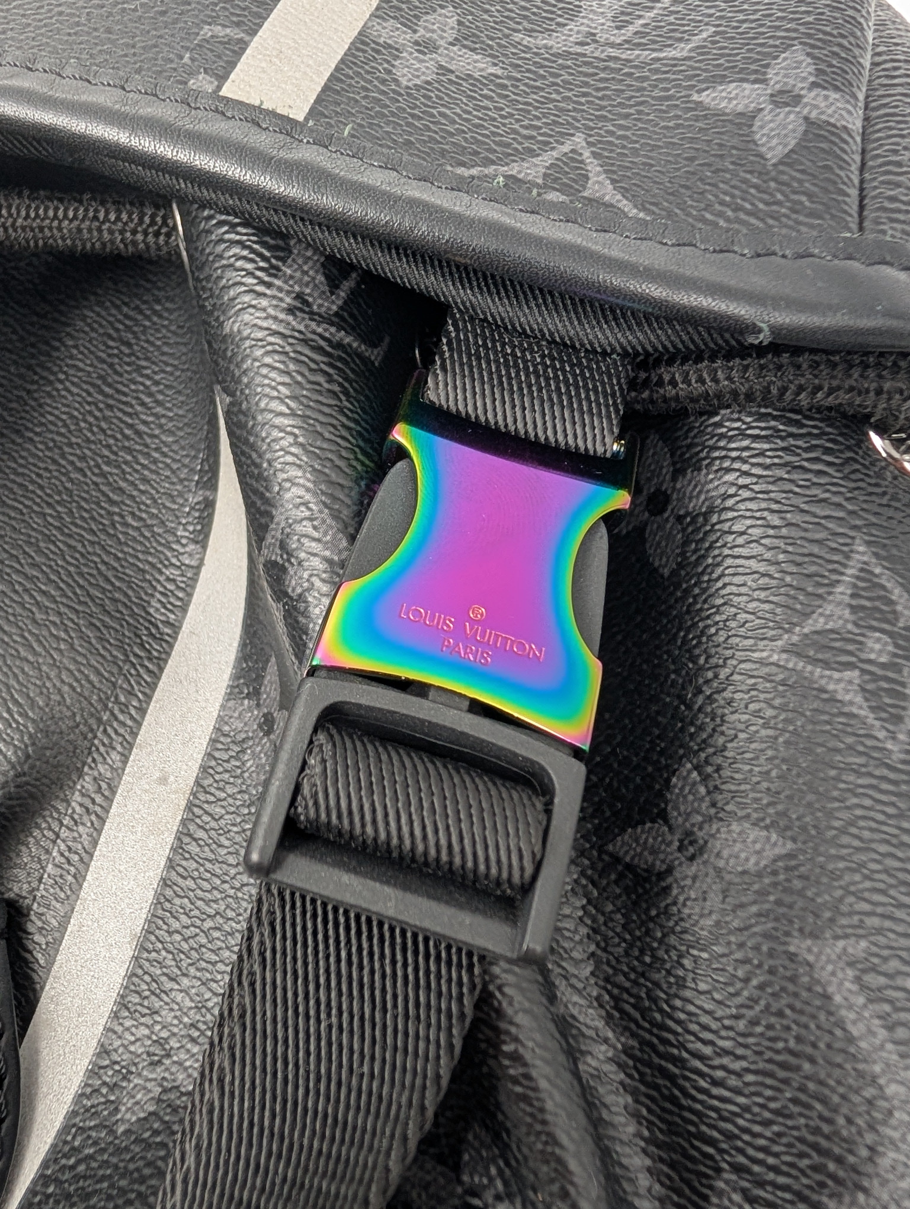 fragment louis vuitton backpack Louis Vuitton x Fragment Black Eclipse Monogram Zack Backpack – Now From Then