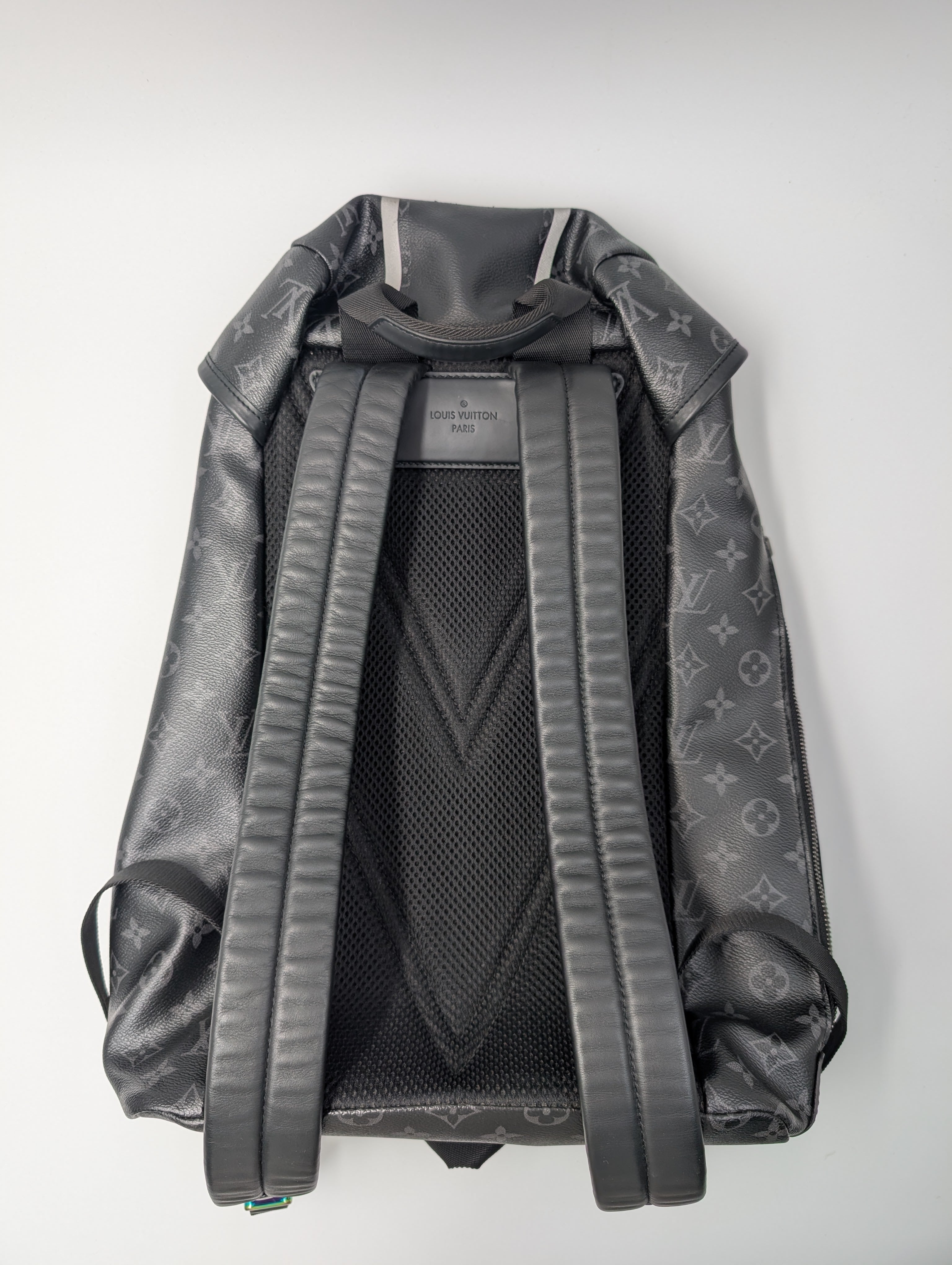 fragment louis vuitton backpack Louis Vuitton x Fragment Black Eclipse Monogram Zack Backpack – Now From Then