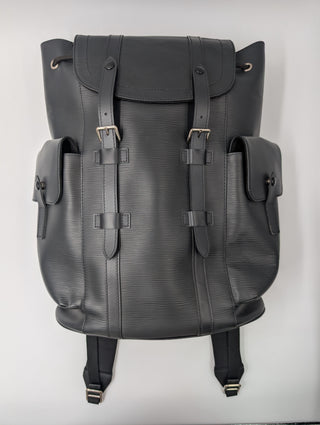 Louis Vuitton Black Christopher PM EPI Backpack