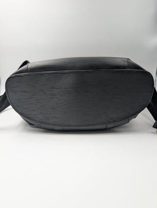 Louis Vuitton Black Christopher PM EPI Backpack