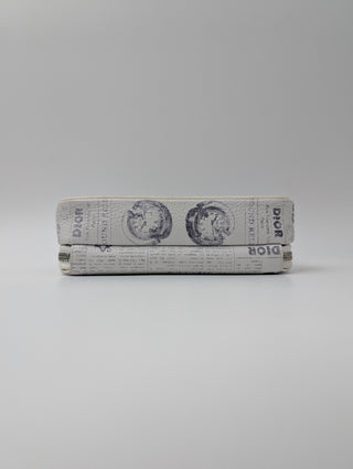 Christian Dior 2019 Daniel Arsham Newspaper Print Crossbody Bag