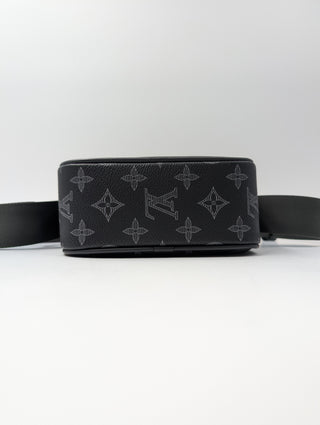 PM Danube Monogram Vivienne Eclipse Black Crossbody Bag