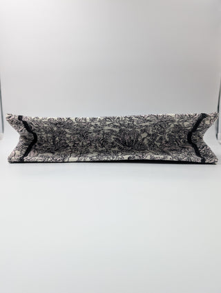 Christian Dior Medium Book Tote With Multicolor "Around The World" Motif