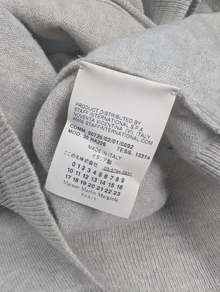 Maison Margiela Grey Cardigan With Elbow Paddings