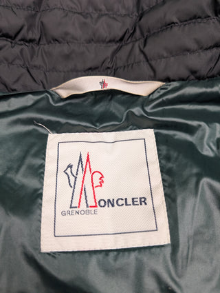 Black And Green Down Vest