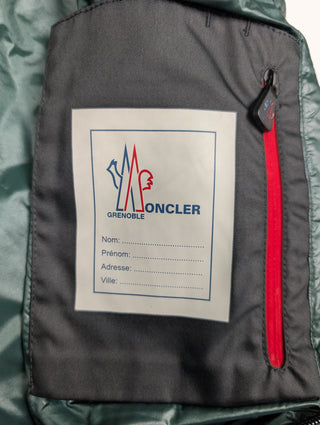 Black And Green Down Vest