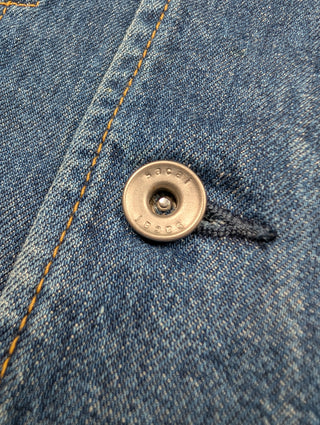 Blue Denim Short Sleeve Jacket