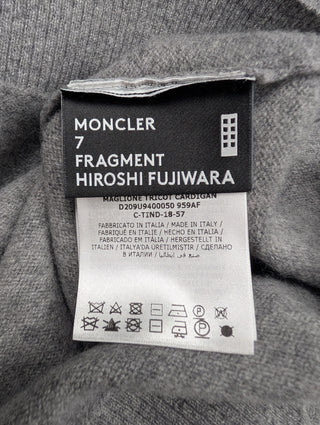 Grey V-Neck Cardigan