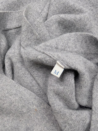 Grey V-Neck Cardigan