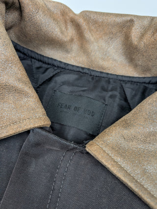 Black Canvas Work Jacket