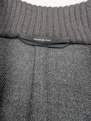 Dark Grey Wool Cardigan