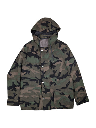 Green Camo Hooded Jacket