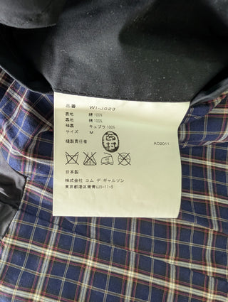 Black And Blue Waxed Jacket