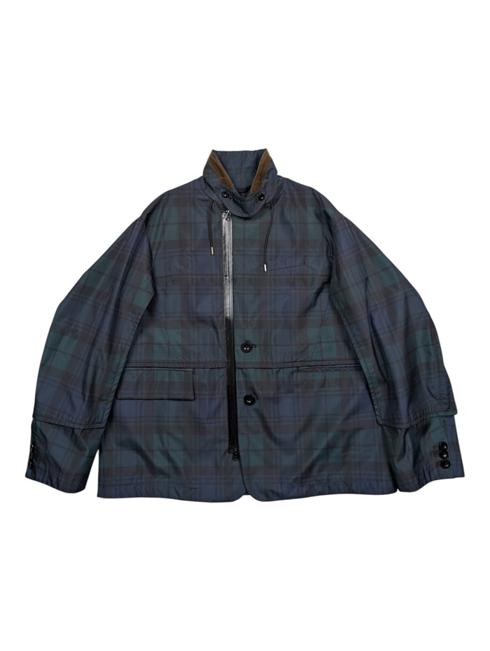 Blue And Green Plaid Jacket