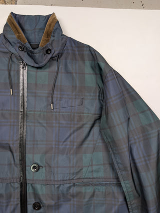 Blue And Green Plaid Jacket