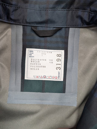 Blue And Green Plaid Jacket