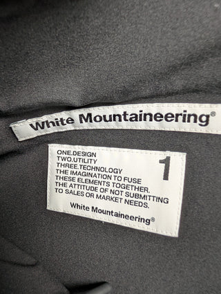 Black Wide Tapered Pants