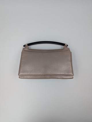 Light Gold Leather Handbag