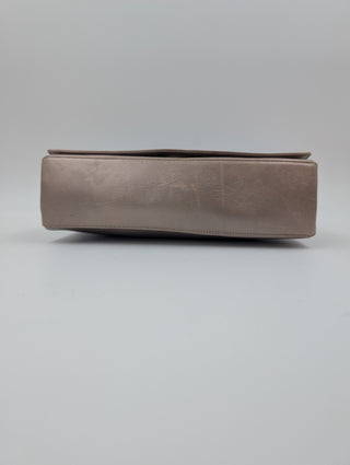 Light Gold Leather Handbag