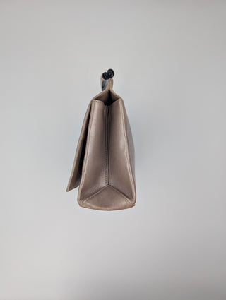 Light Gold Leather Handbag