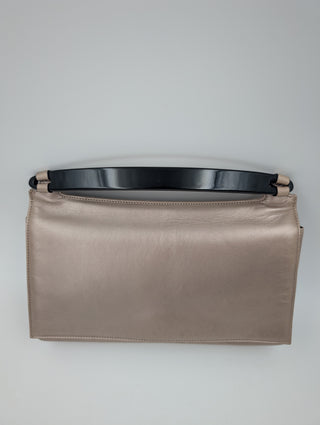 Light Gold Leather Handbag