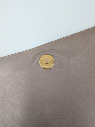 Light Gold Leather Handbag