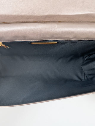 Light Gold Leather Handbag