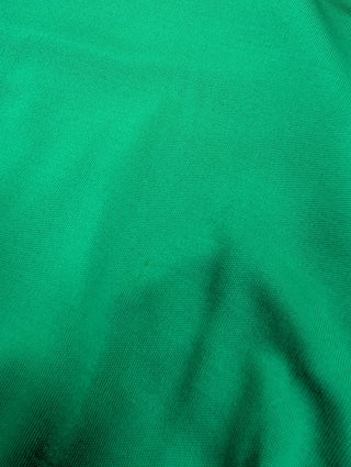 Green Sleeveless Slim Dress With Flare Bottom