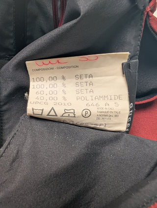 Burgundy Asymmetric Dress