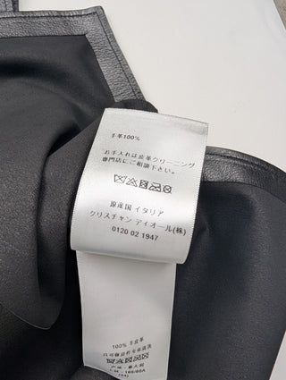 Black Lamb Leather Vest