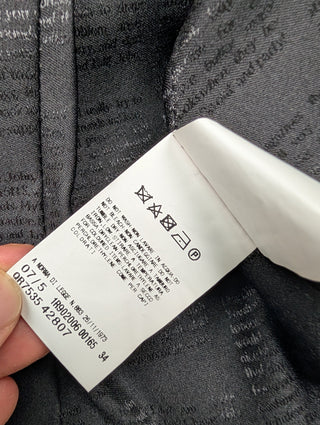 Black Retro Floral Print Blazer