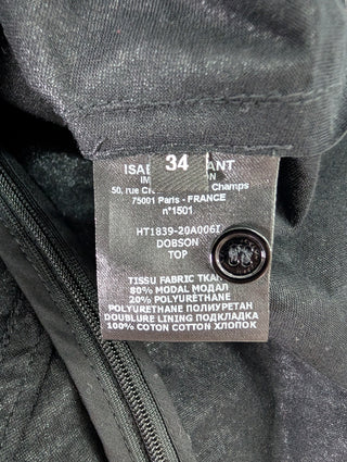 Black Bat Sleeved Top