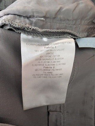 Grey Satin Waistband Pants