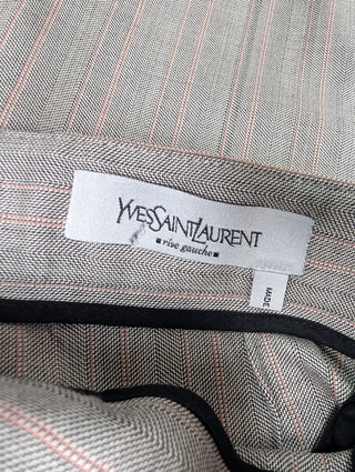 Grey Shorts With Cuffed Ends