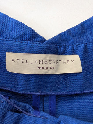 Shiny Blue Strapless Dress