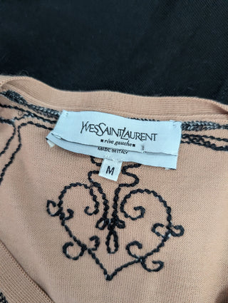Beige Vest With Decoration Patterns