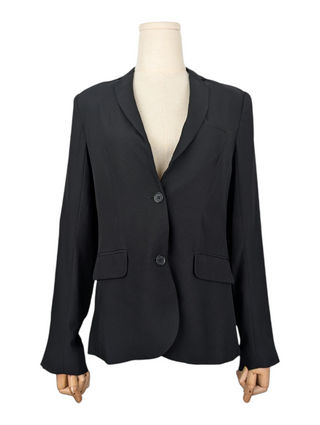 Black 2-Button Single Breast Blazer