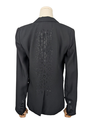Black 2-Button Single Breast Blazer