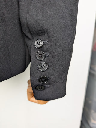 Black 2-Button Single Breast Blazer