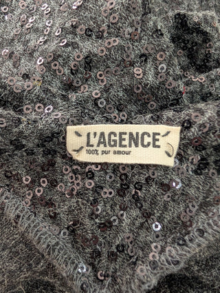 Black Embroidered Open Back Maxi Dress