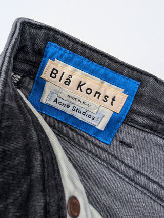 Charcoal Black Fitted Jeans
