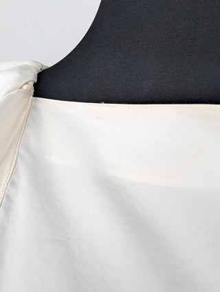 White Top With Puff Shoulders