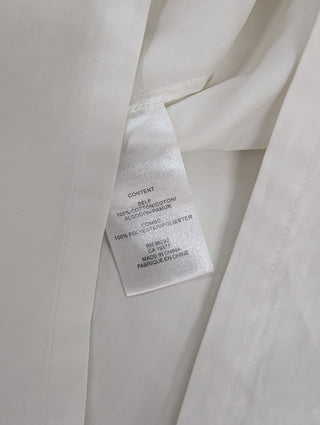 White Top With Puff Shoulders