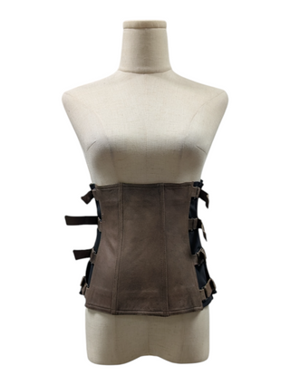 Brown Leather Corset