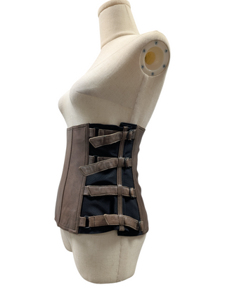 Brown Leather Corset