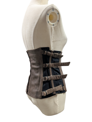 Brown Leather Corset