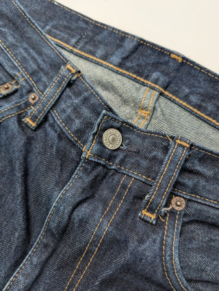 Blue Straight Leg Jeans