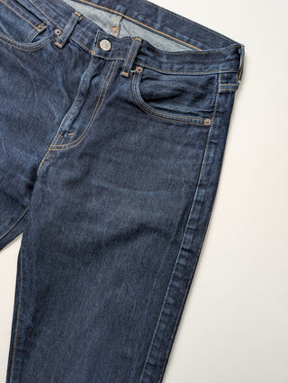 Blue Straight Leg Jeans