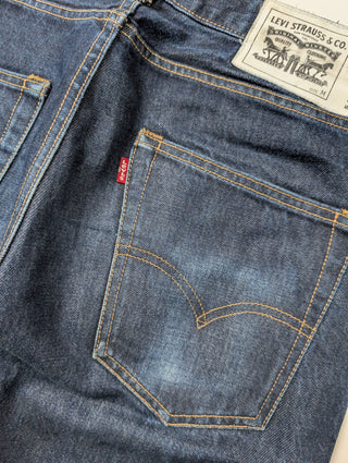 Blue Straight Leg Jeans
