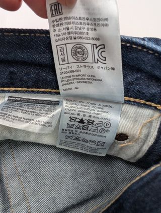 Blue Straight Leg Jeans